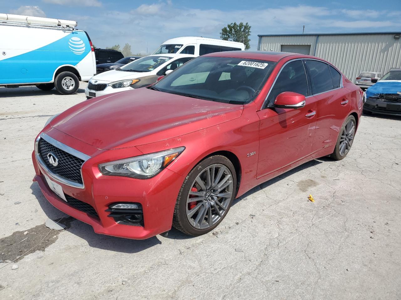 2017 Infiniti Q50 Red Sport 400 red null gas JN1FV7AP5HM850763 photo #1
