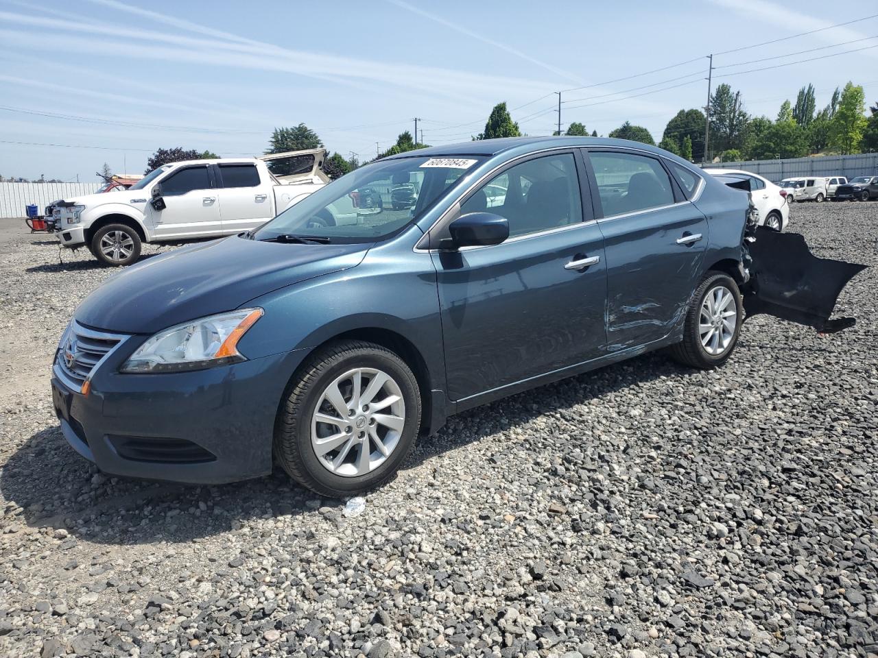 2015 Nissan Sentra S na sprzedaż w Portland, OR - Rear End