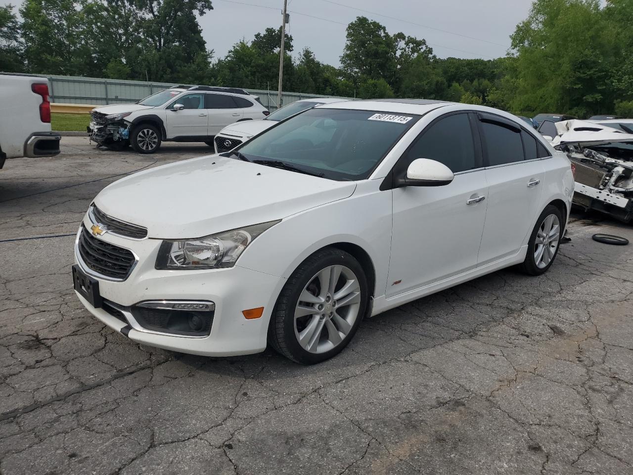 2015 Chevrolet Cruze Ltz na sprzedaż w Rogersville, MO - Hail