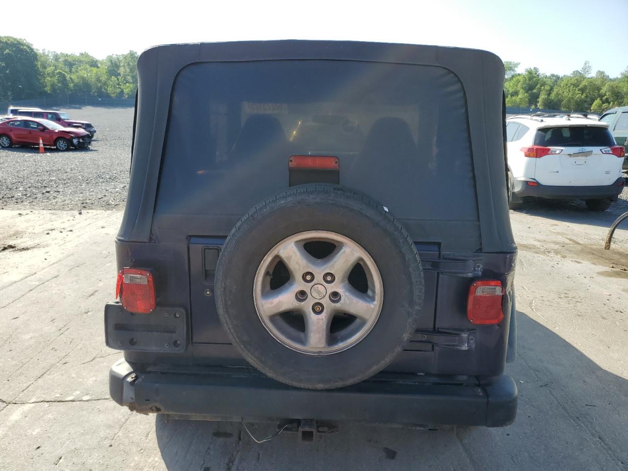1999 Jeep Wrangler / Tj Sport VIN: 1J4FY19S6XP445867 Lot: 62223125
