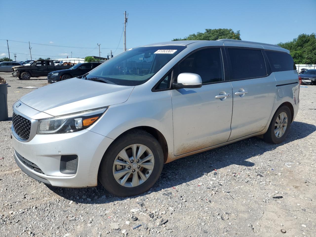 2017 Kia Sedona Lx de vânzare în Oklahoma City, OK - Mechanical