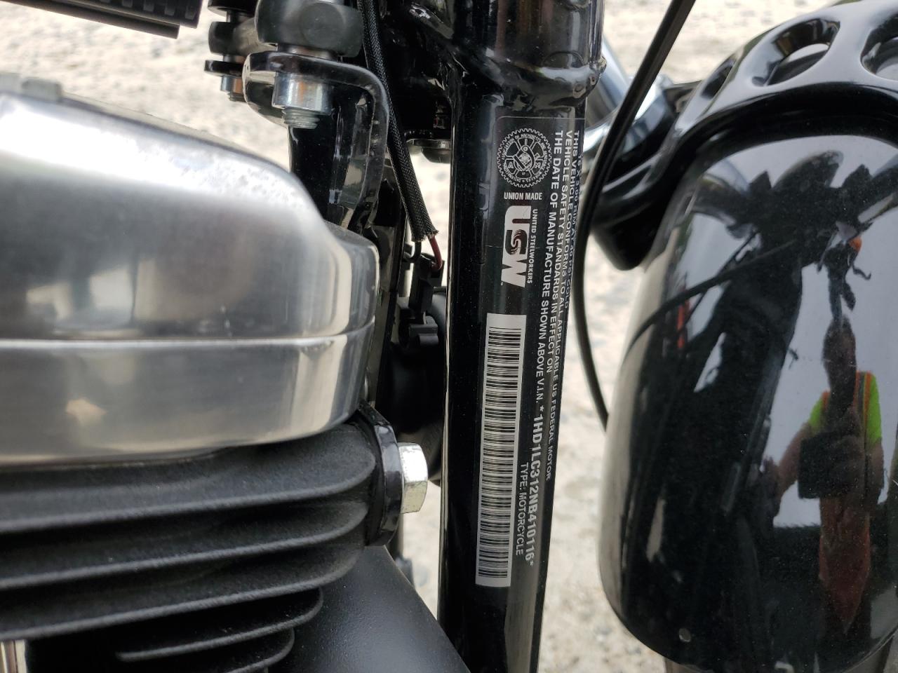 2022 Harley-Davidson Xl1200 X VIN: 1HD1LC312NB410116 Lot: 61262185