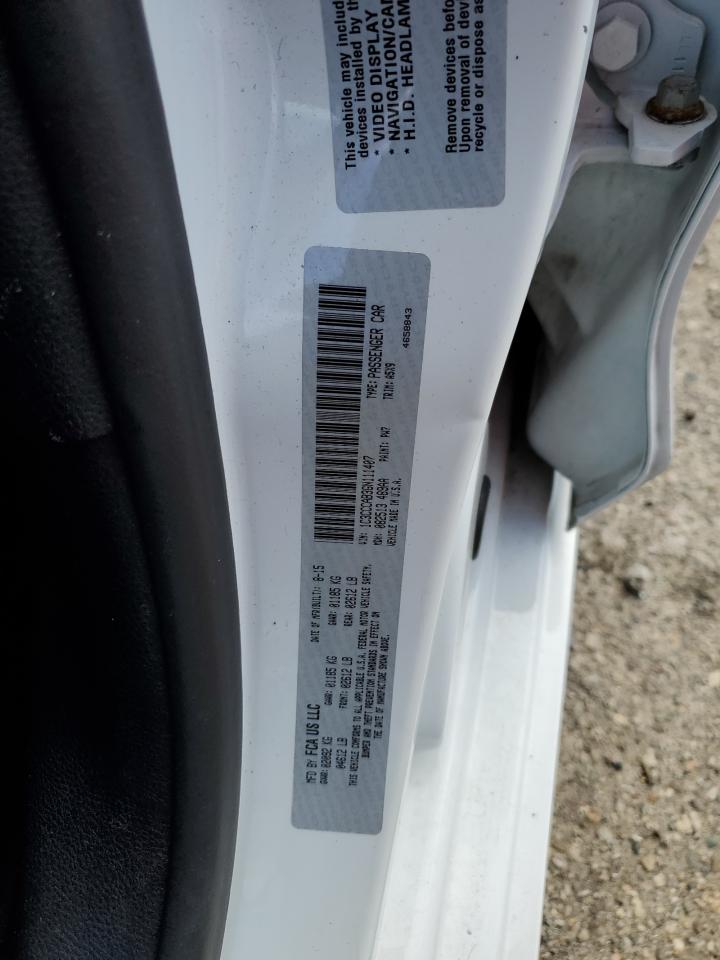 2016 Chrysler 200 Limited VIN: 1C3CCCAB3GN111407 Lot: 62397195