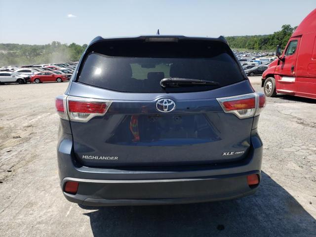  TOYOTA HIGHLANDER 2014 Синий