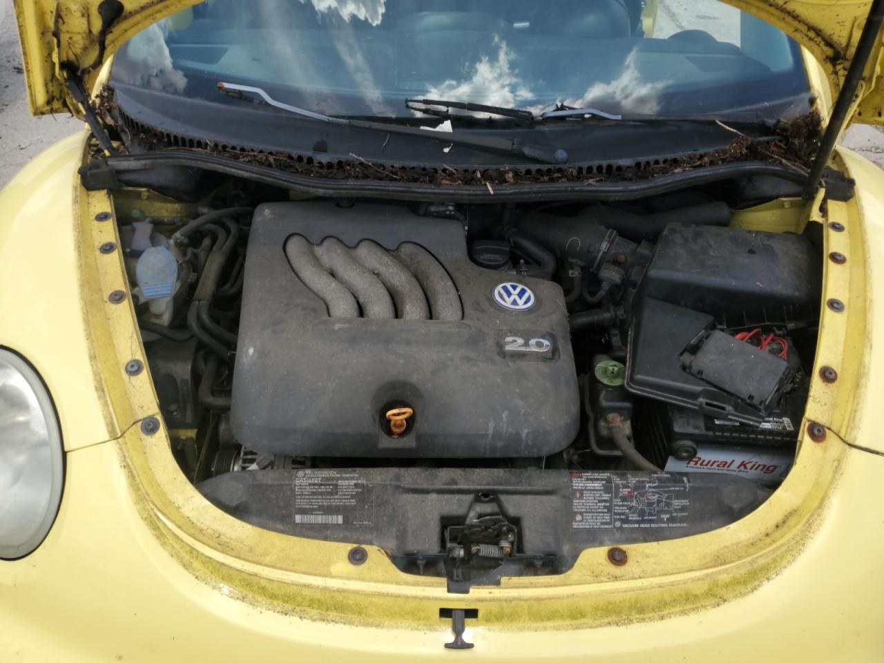 2002 Volkswagen New Beetle Gls VIN: 3VWCB21C42M400586 Lot: 61606265