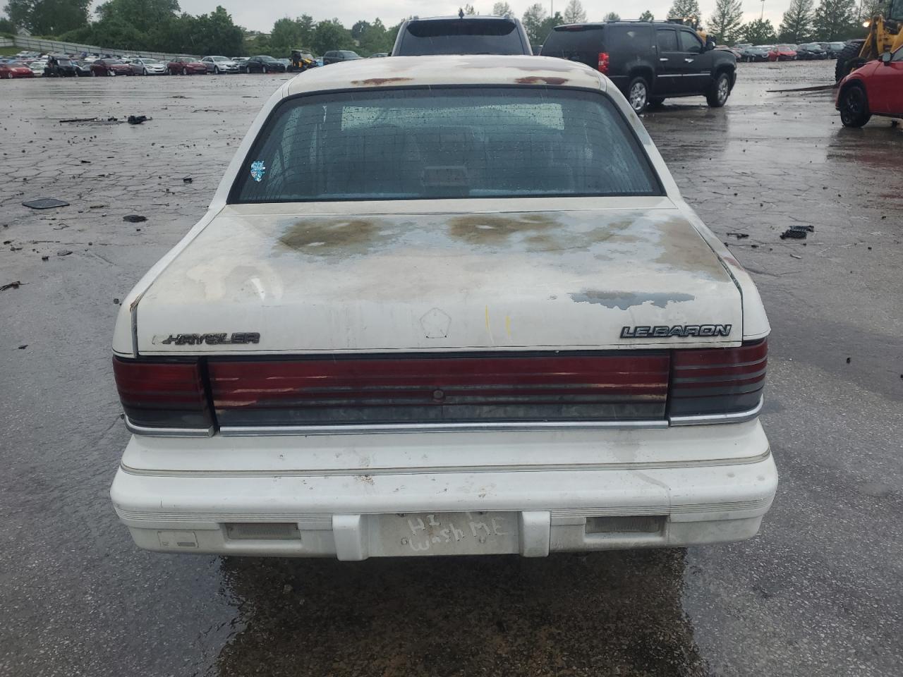 1992 Chrysler Lebaron A-Body VIN: 3C3XA4634NT328802 Lot: 59708235