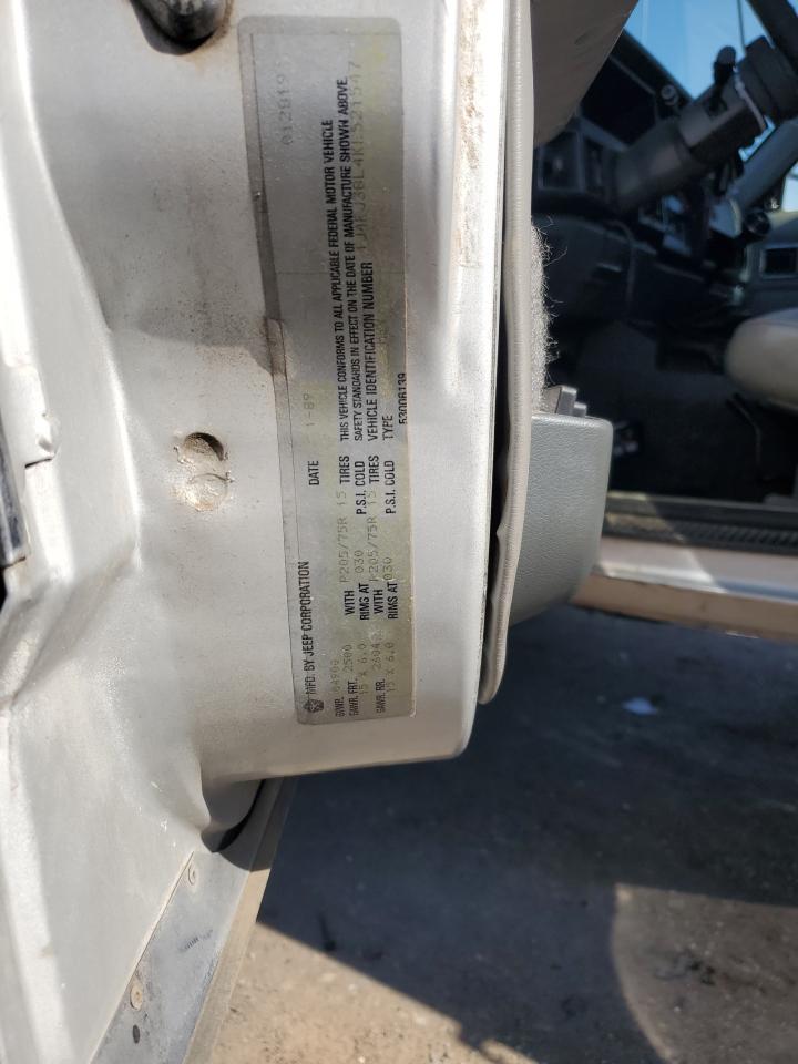 1989 Jeep Cherokee Pioneer VIN: 1J4FJ38L4KL521547 Lot: 62638275