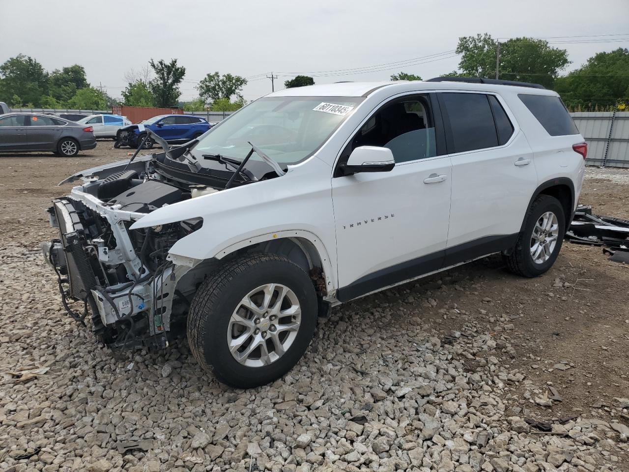 2019 Chevrolet Traverse Lt na sprzedaż w Chicago Heights, IL - Front End