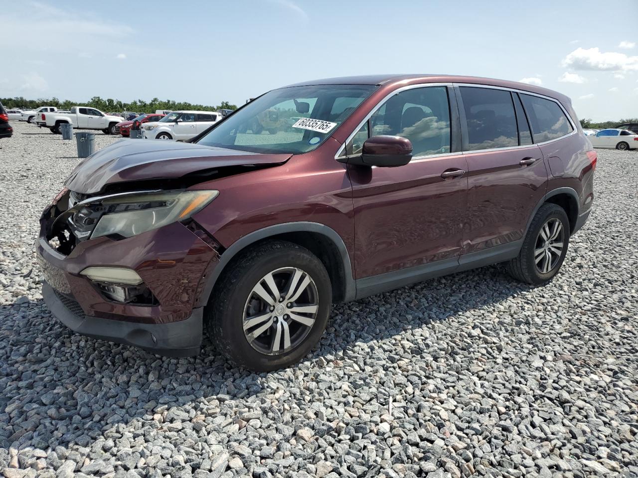 2016 Honda Pilot Exl na sprzedaż w Arcadia, FL - Front End