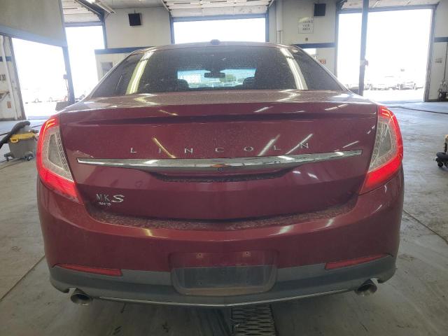  LINCOLN MKS 2015 Czerwony
