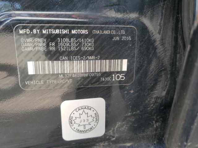 2017 MITSUBISHI MIRAGE G4 SE  