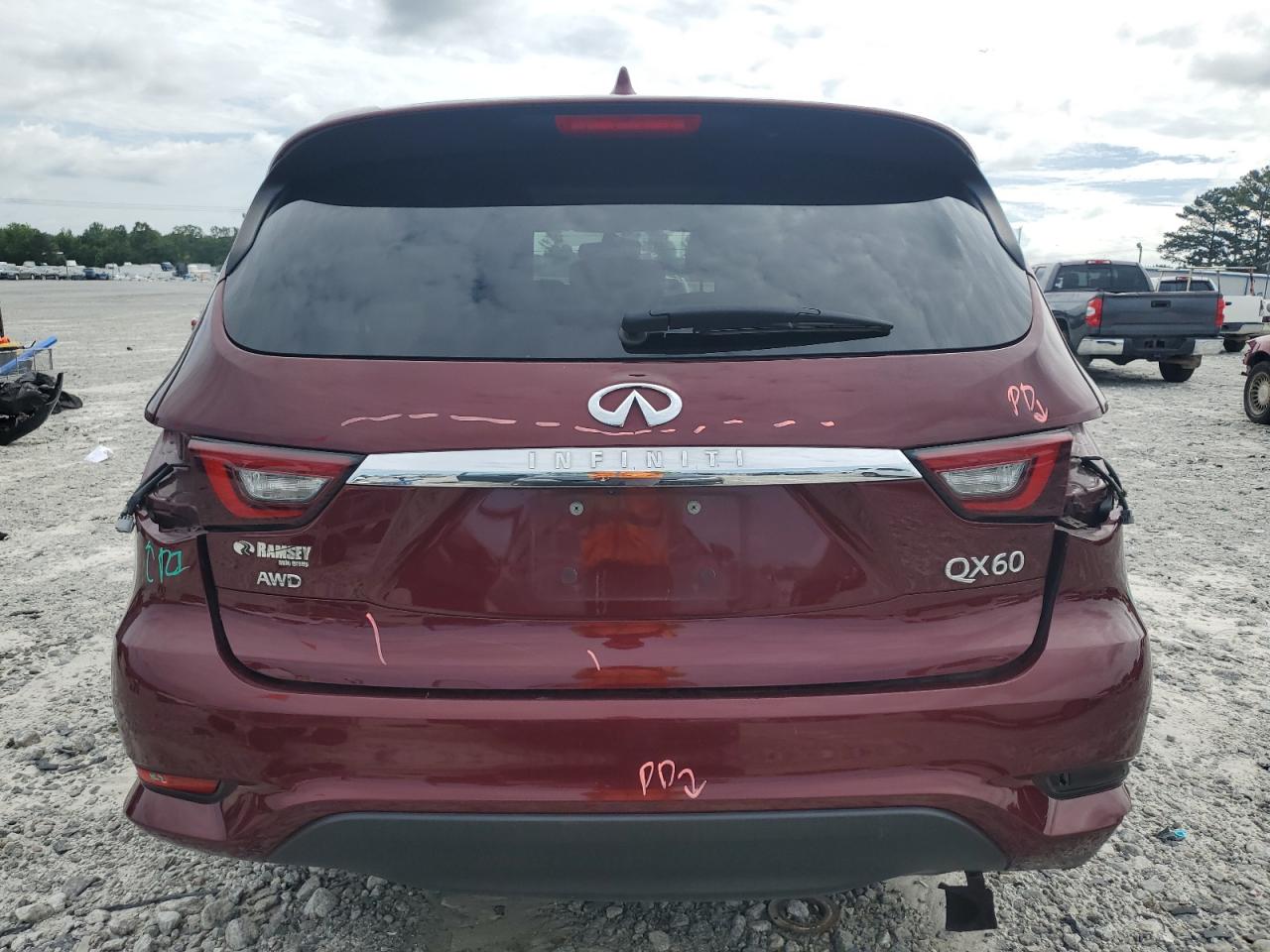 2020 Infiniti Qx60 Luxe VIN: 5N1DL0MM3LC507592 Lot: 60898645