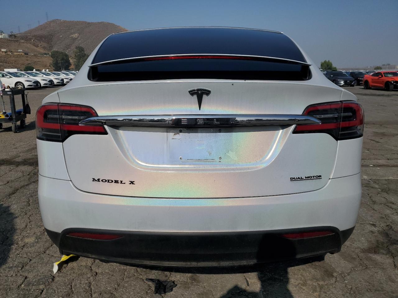 2017 Tesla Model X VIN: 5YJXCAE2XHF050195 Lot: 59854585