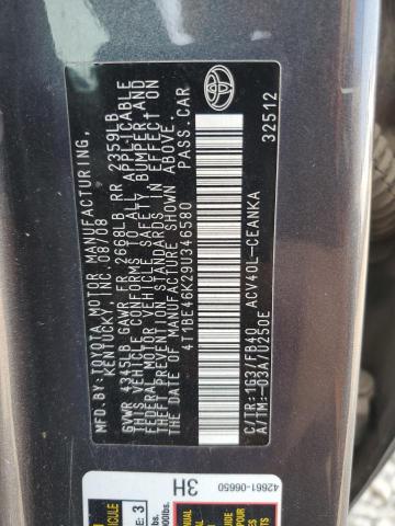 2009 TOYOTA CAMRY BASE  