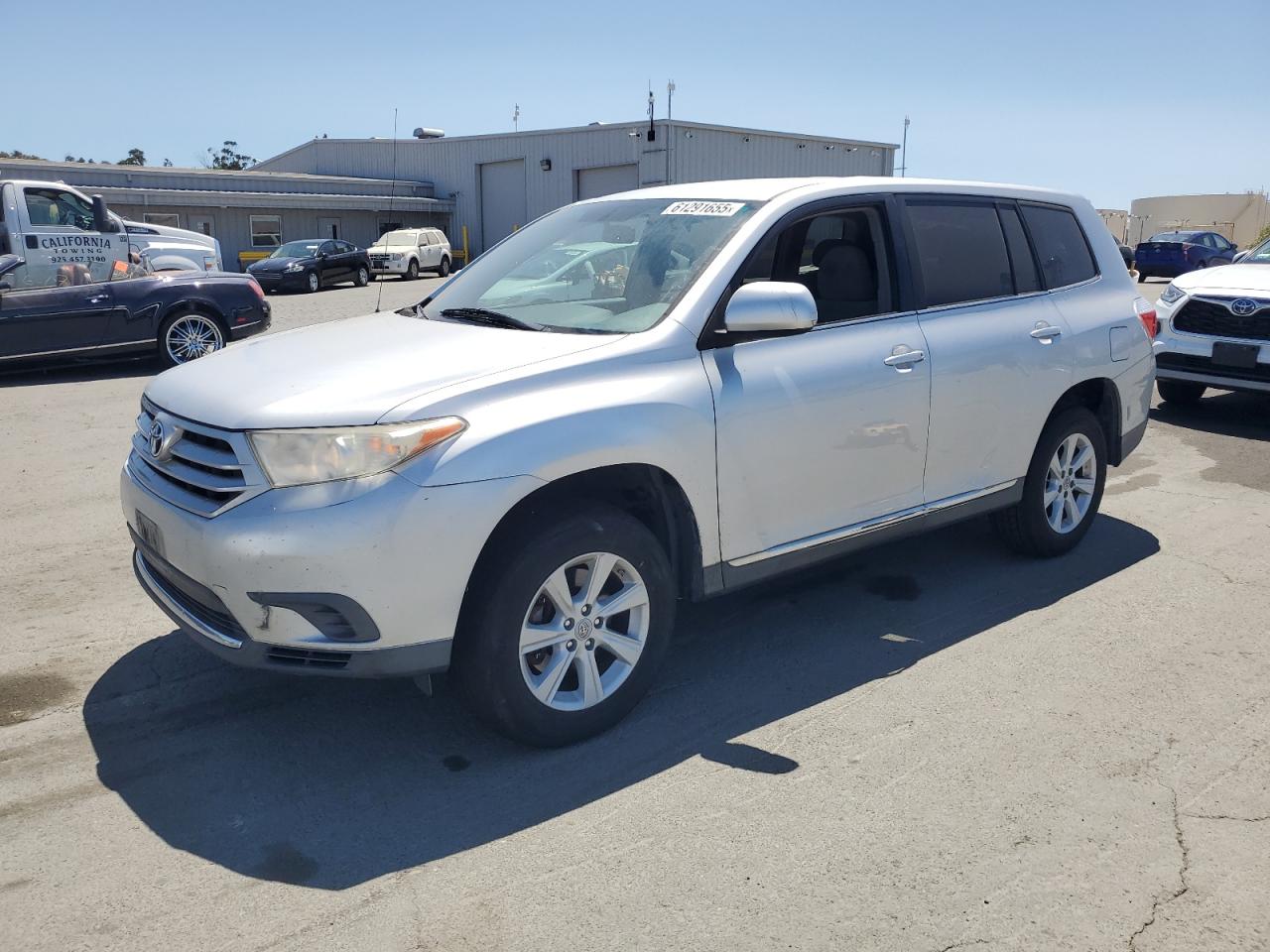 2012 Toyota Highlander 2.7L იყიდება Martinez-ში, CA - Minor Dent/Scratches