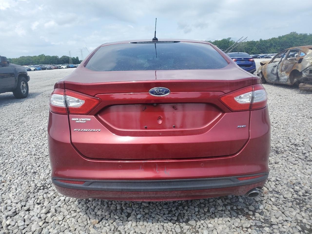 2016 Ford Fusion Se VIN: 3FA6P0H77GR211185 Lot: 61770955