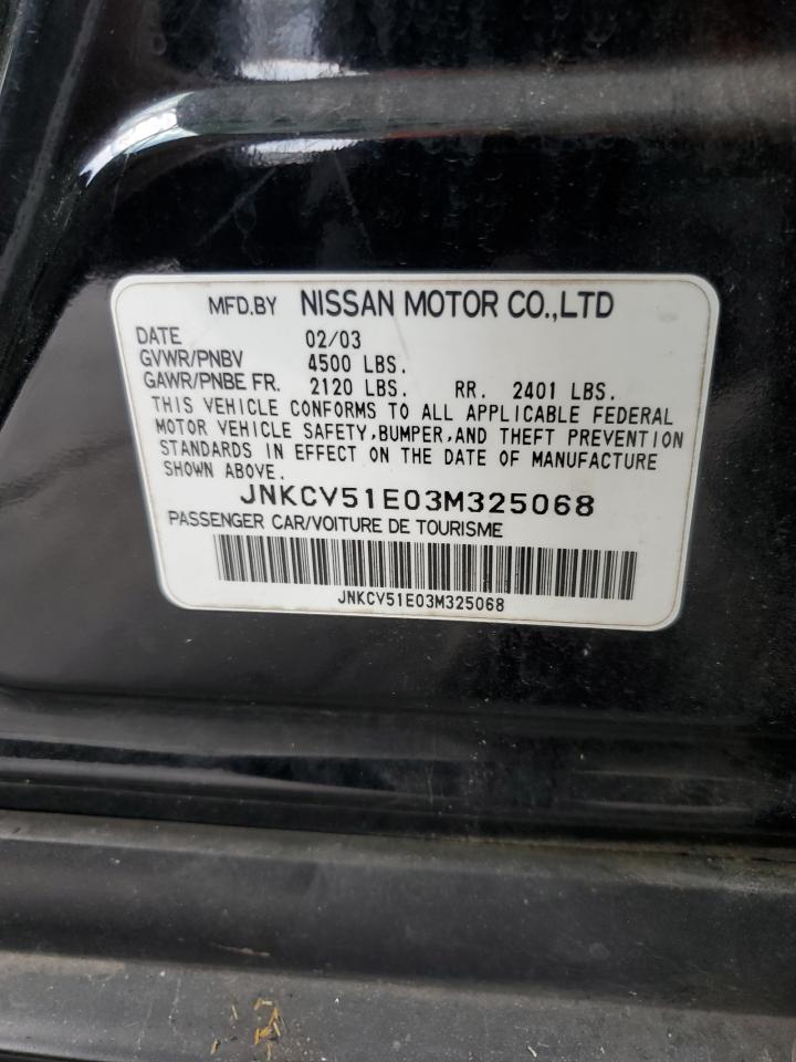 2003 Infiniti G35 VIN: JNKCV51E03M325068 Lot: 62003885