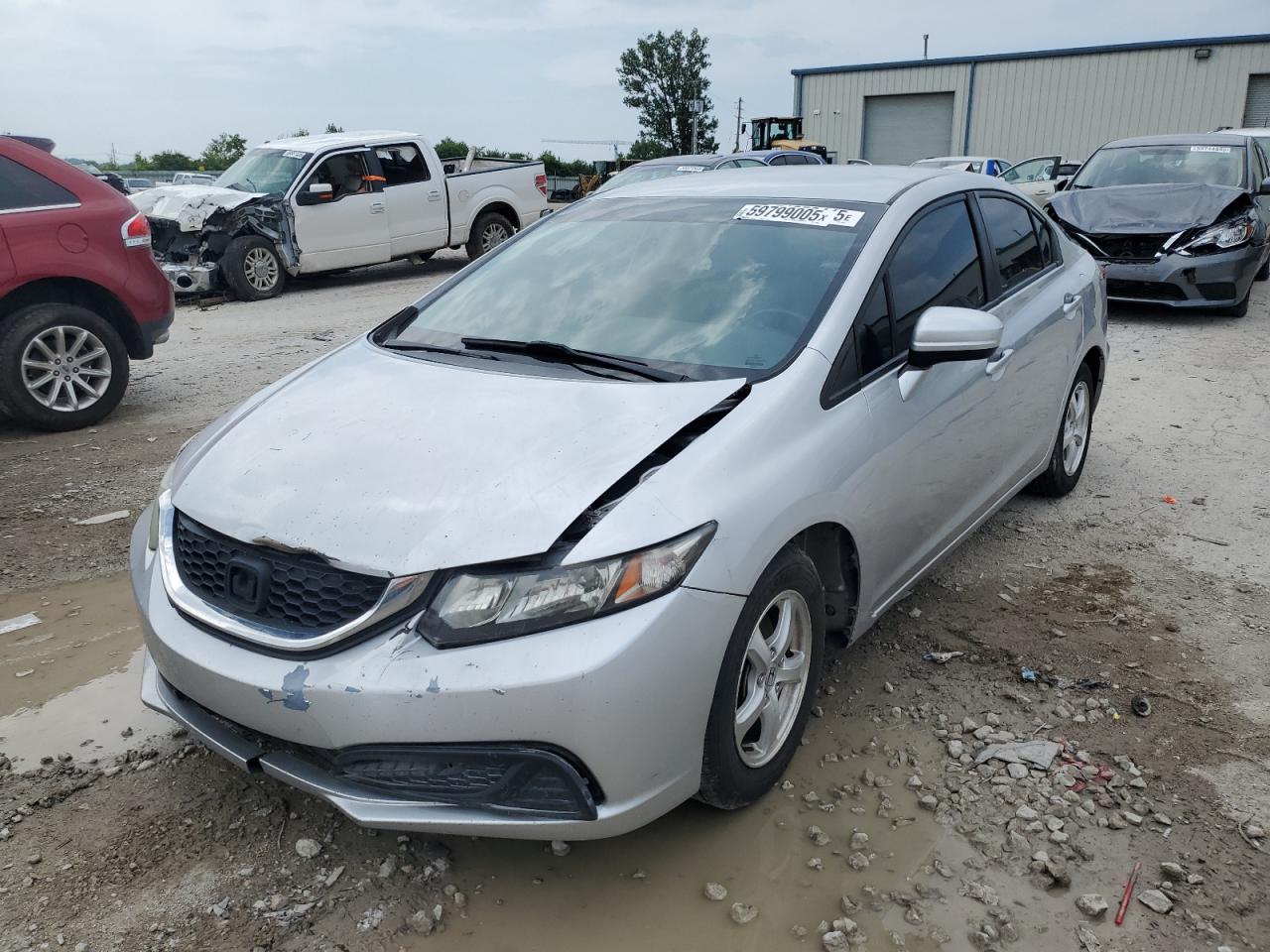 2014 Honda Civic Natural Gas იყიდება Kansas City-ში, KS - Front End