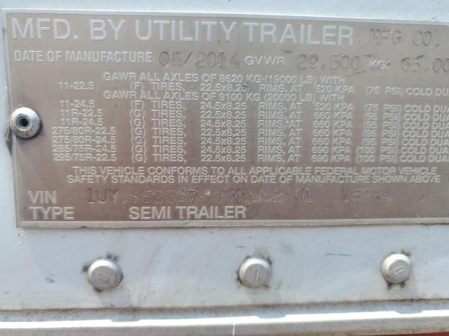 2015 UTILITY TRAILER  