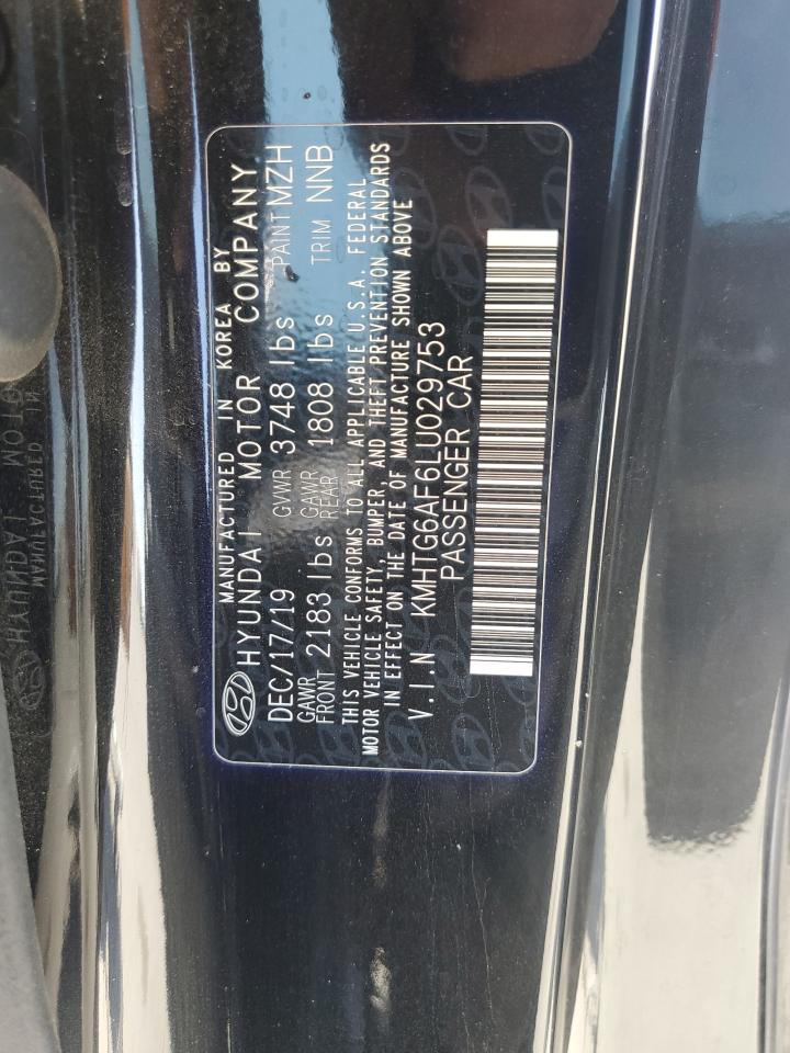 2020 Hyundai Veloster Base VIN: KMHTG6AF6LU029753 Lot: 62052255