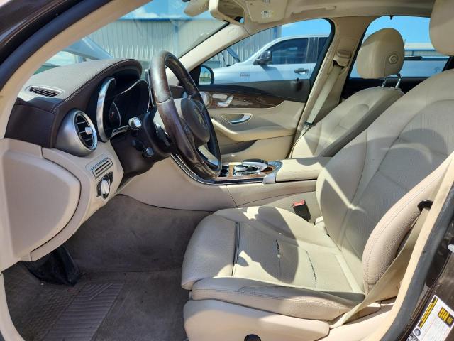 Sedans MERCEDES-BENZ C-CLASS 2015 Brązowy