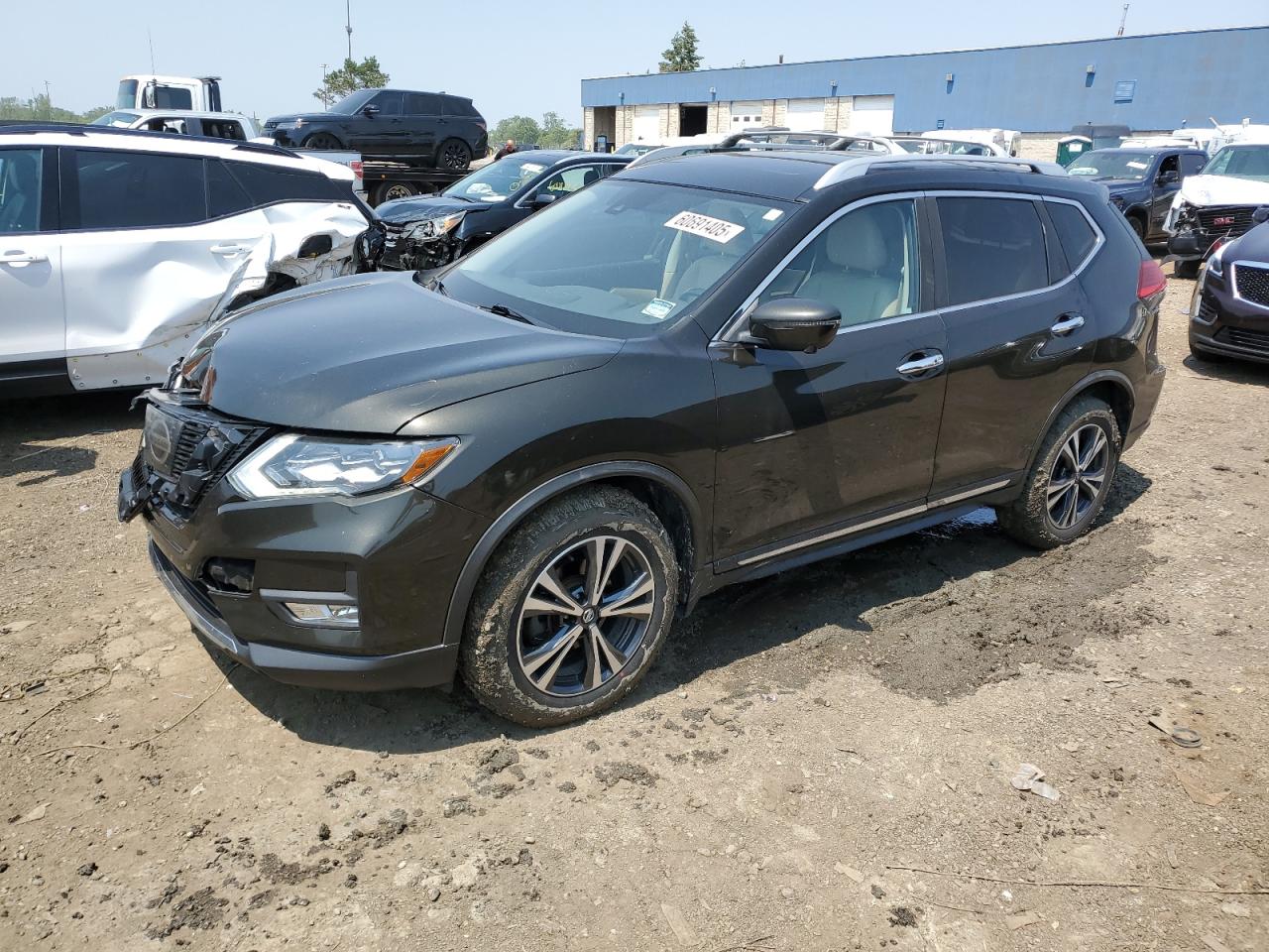 2017 Nissan Rogue S იყიდება Woodhaven-ში, MI - Front End