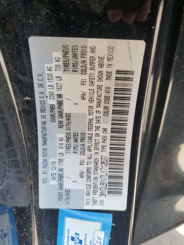 2020 Toyota Yaris L VIN: 3MYDLBYV7LY712537 Lot: 62762315