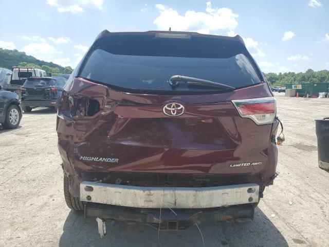  TOYOTA HIGHLANDER 2016 Burgundy