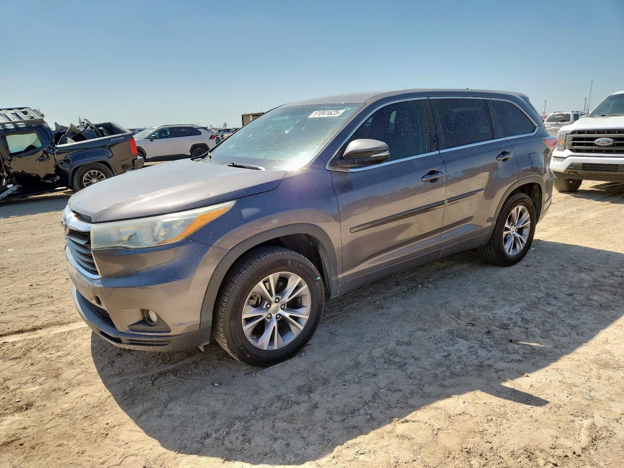 2015 Toyota Highlander Le იყიდება Amarillo-ში, TX - Hail
