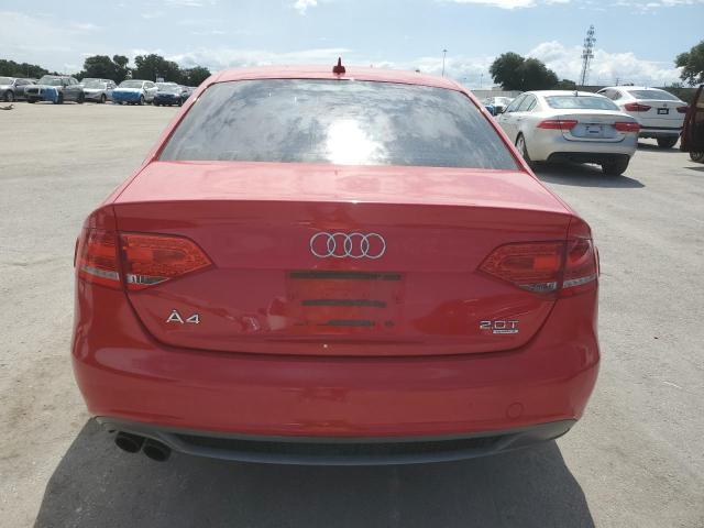  AUDI A4 2012 Czerwony