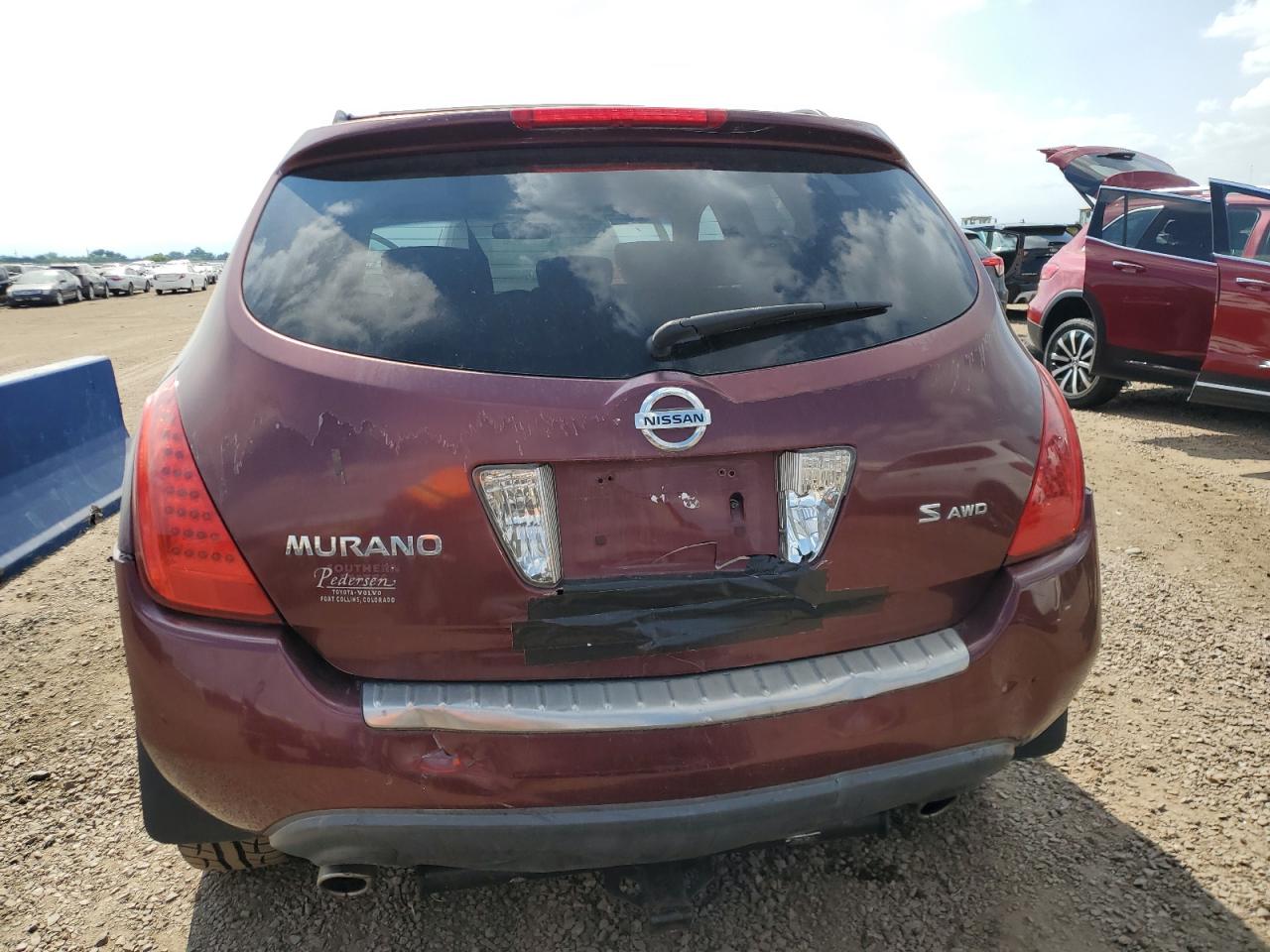 2007 Nissan Murano Sl VIN: JN8AZ08W67W619426 Lot: 63121065