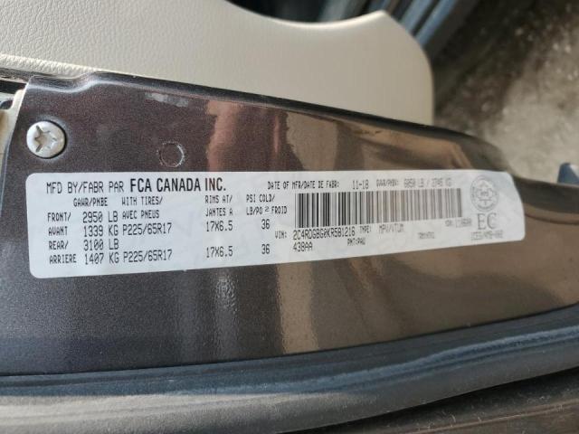 2019 DODGE GRAND CARAVAN SE  