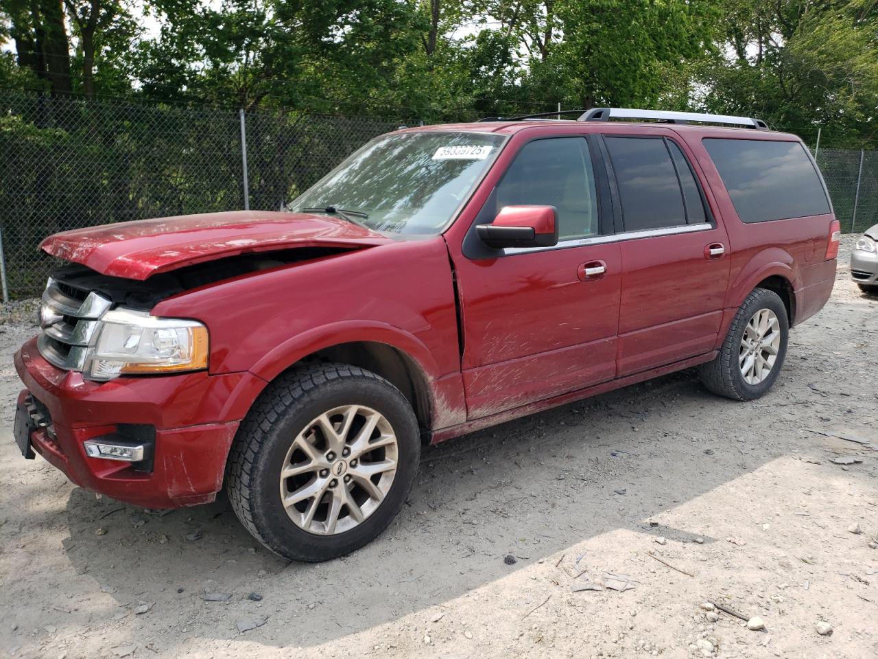 2015 Ford Expedition El Limited იყიდება Cicero-ში, IN - Front End