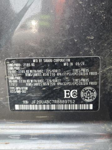 2024 SUBARU CROSSTREK   