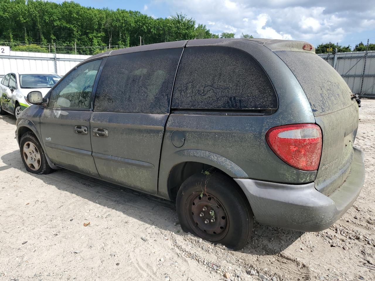 2003 Dodge Caravan Se green null flexible 1D4GP25303B240492 photo #3