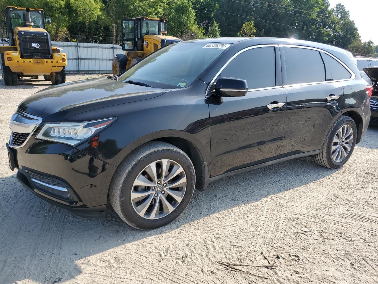 2014 Acura Mdx Technology for Sale in Hampton, VA - Front End