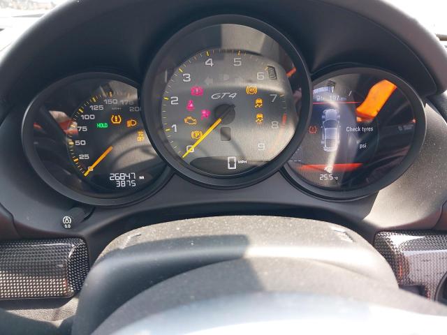 2016 PORSCHE CAYMAN GT4