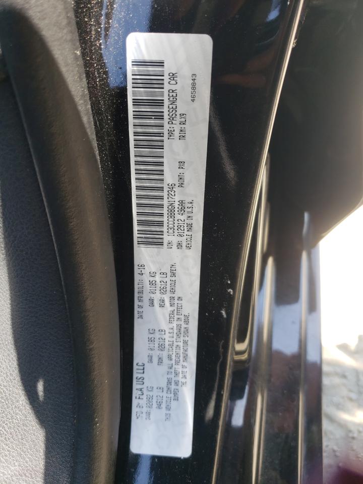 2016 Chrysler 200 S VIN: 1C3CCCBB8GN172346 Lot: 61540195