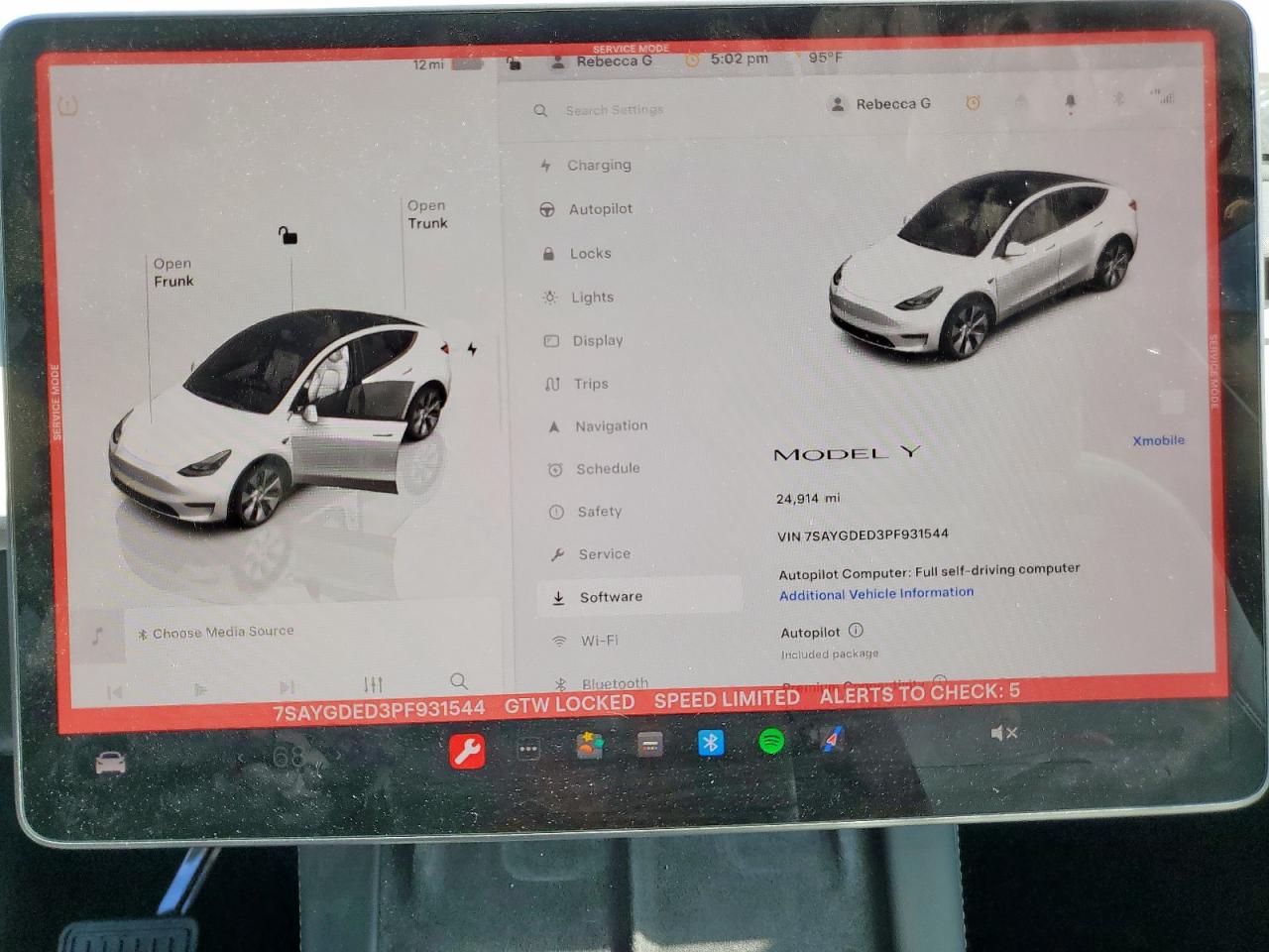 2023 Tesla Model Y VIN: 7SAYGDED3PF931544 Lot: 62425325