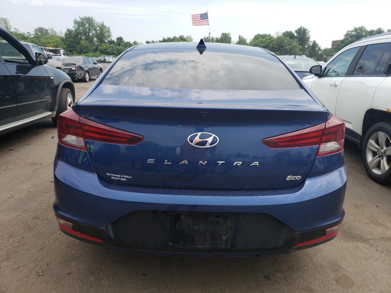 2019 Hyundai Elantra Eco VIN: 5NPD94LA6KH403599 Lot: 60625845