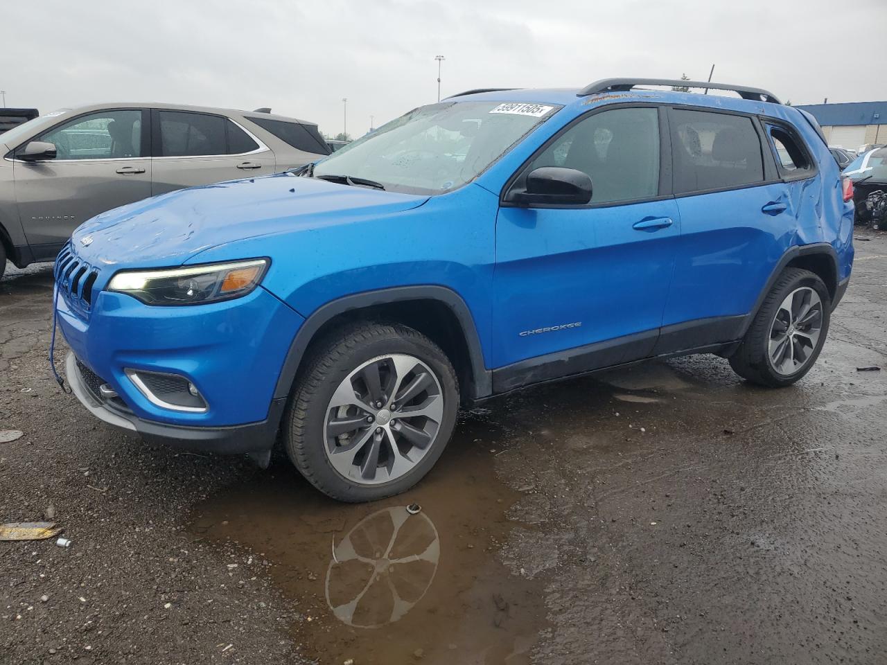 2022 Jeep Cherokee Limited na sprzedaż w Woodhaven, MI - Rollover