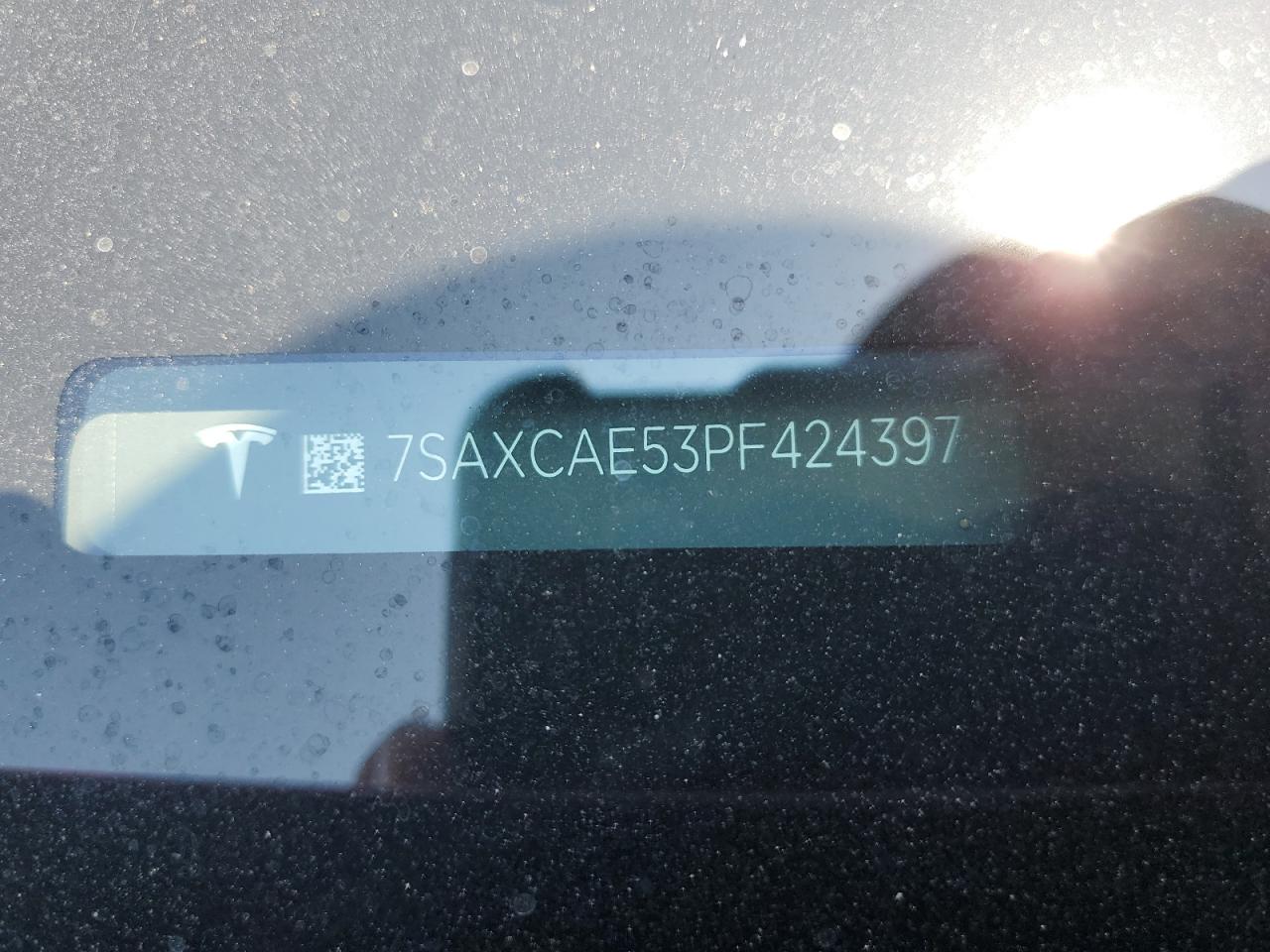 2023 Tesla Model X VIN: 7SAXCAE53PF424397 Lot: 59965215
