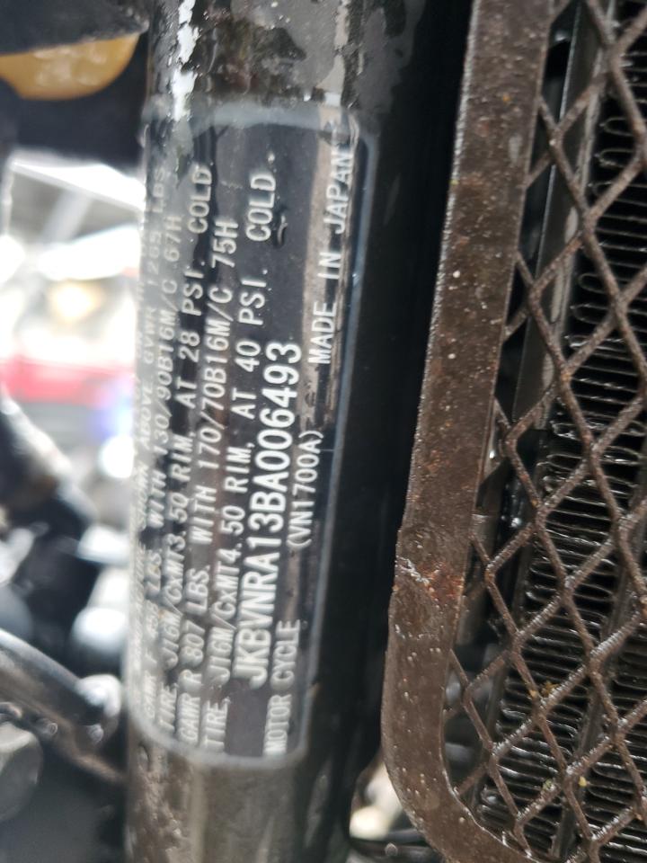 jkbvnra13ba006493 JKBVNRA13BA006493 2011 Kawasaki Vn1700 A