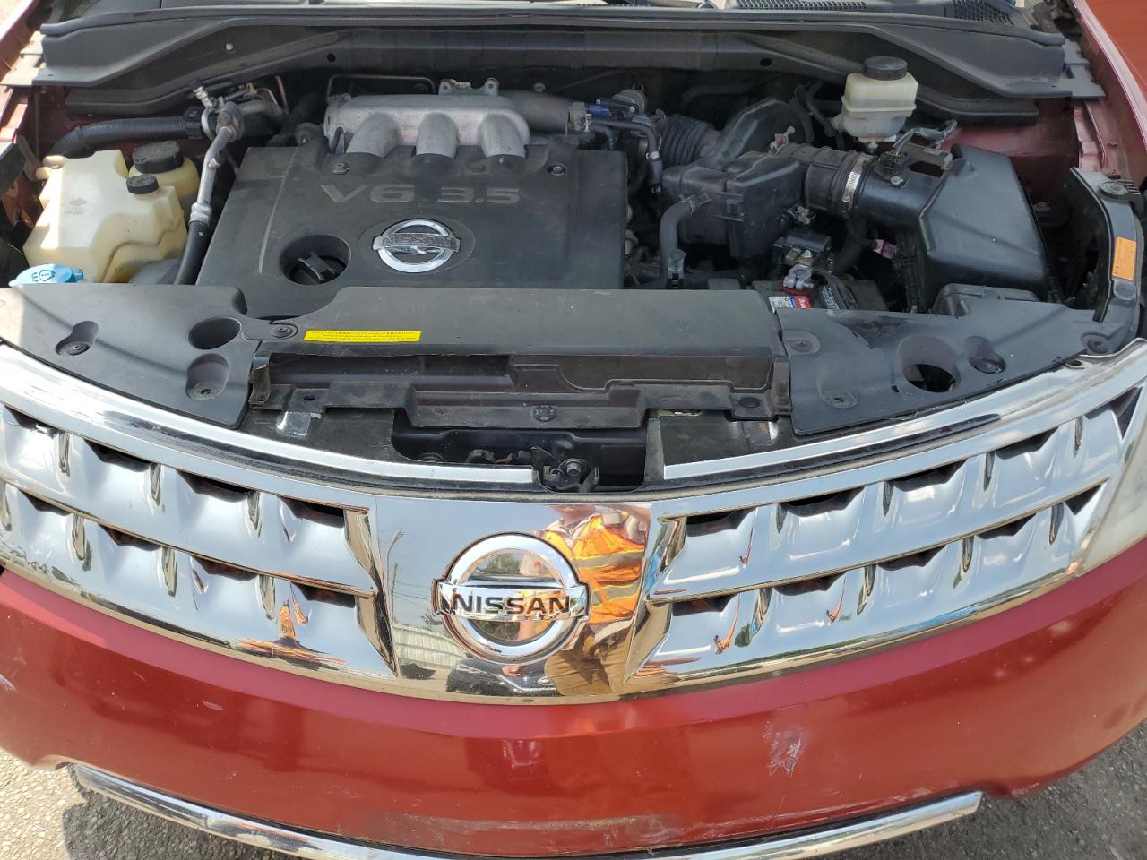 2006 Nissan Murano Sl VIN: JN8AZ08W86W508360 Lot: 58970485