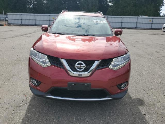  NISSAN ROGUE 2015 Czerwony