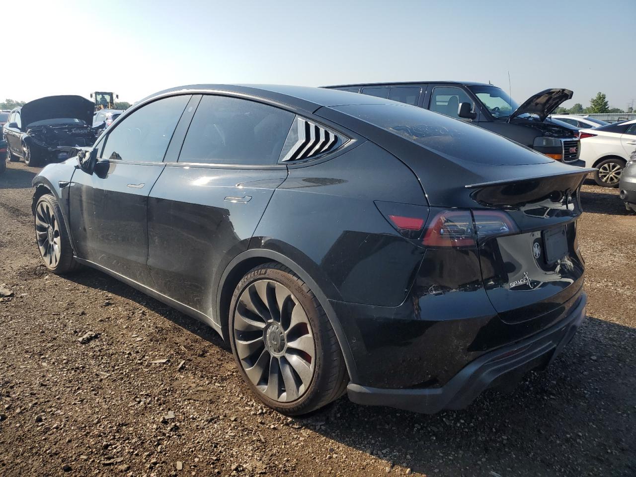 TESLA MODEL Y 2022 VIN 7SAYGDEF6NF320695 zdjęcie 2
