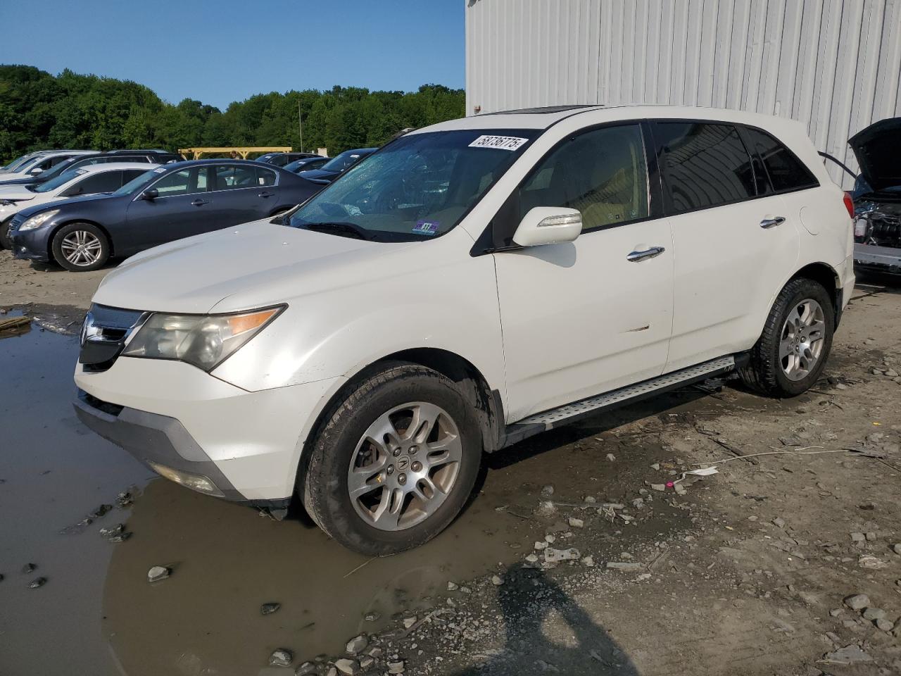 2008 Acura Mdx de vânzare în Windsor, NJ - Side