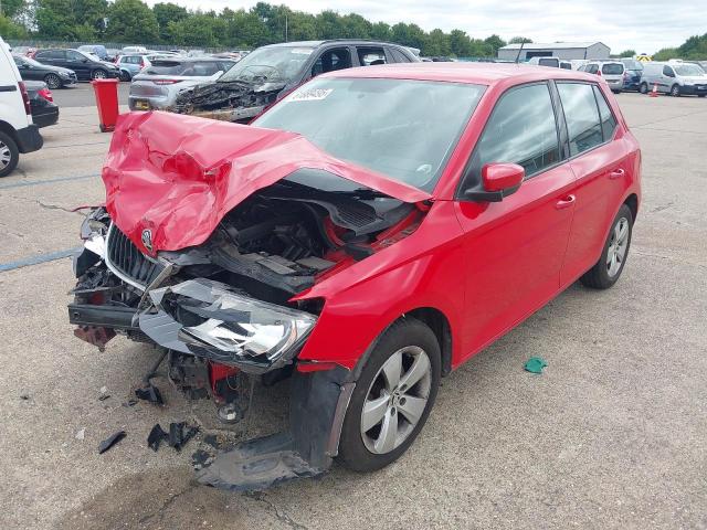 2015 SKODA FABIA 1.2 TSI 90 SE 5DR for sale at Copart NEWBURY