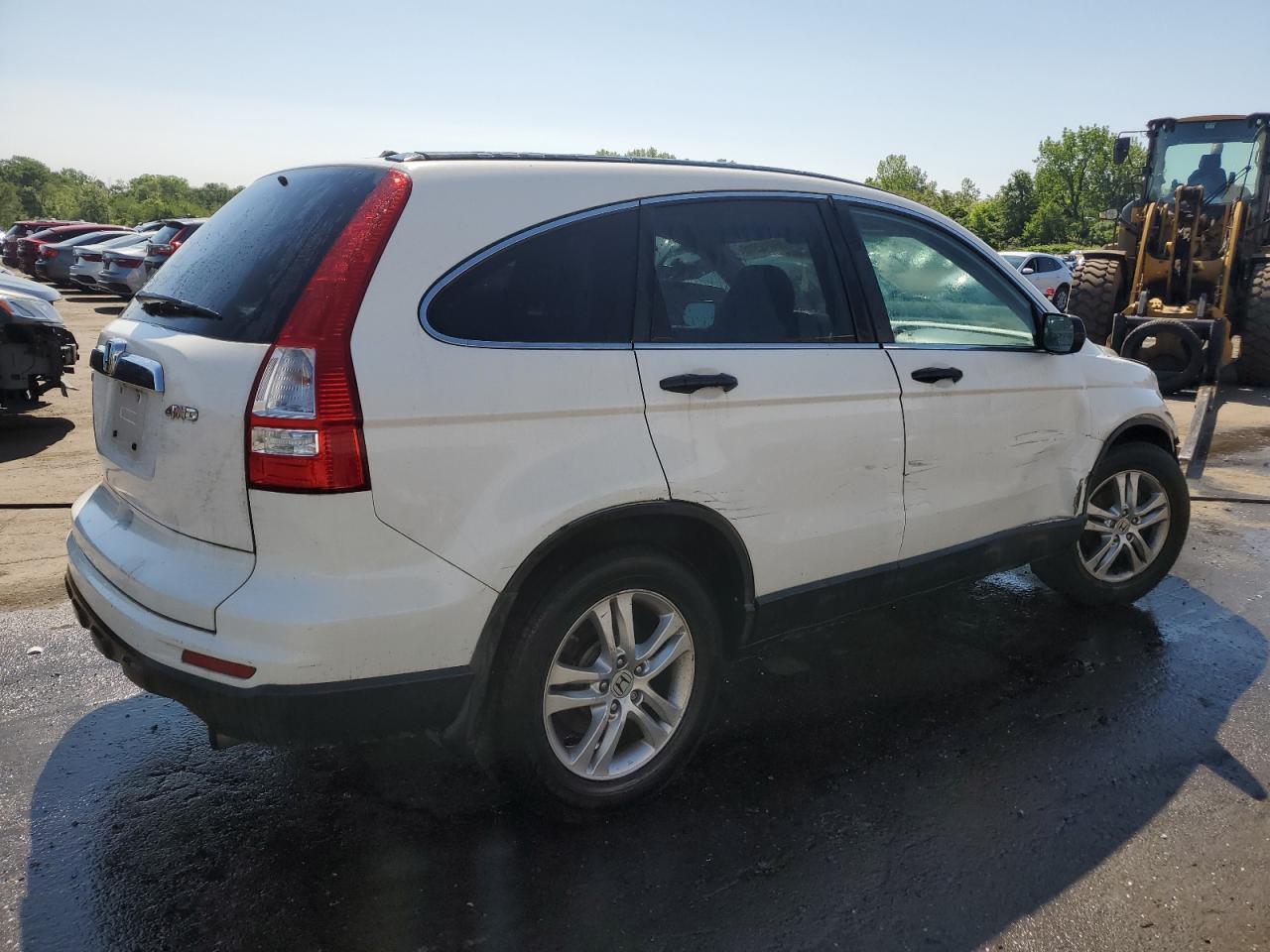 2010 Honda Cr-V Ex white null gas 5J6RE4H50AL033039 photo #4