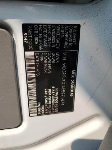 2015 MERCEDES-BENZ SPRINTER 2500  